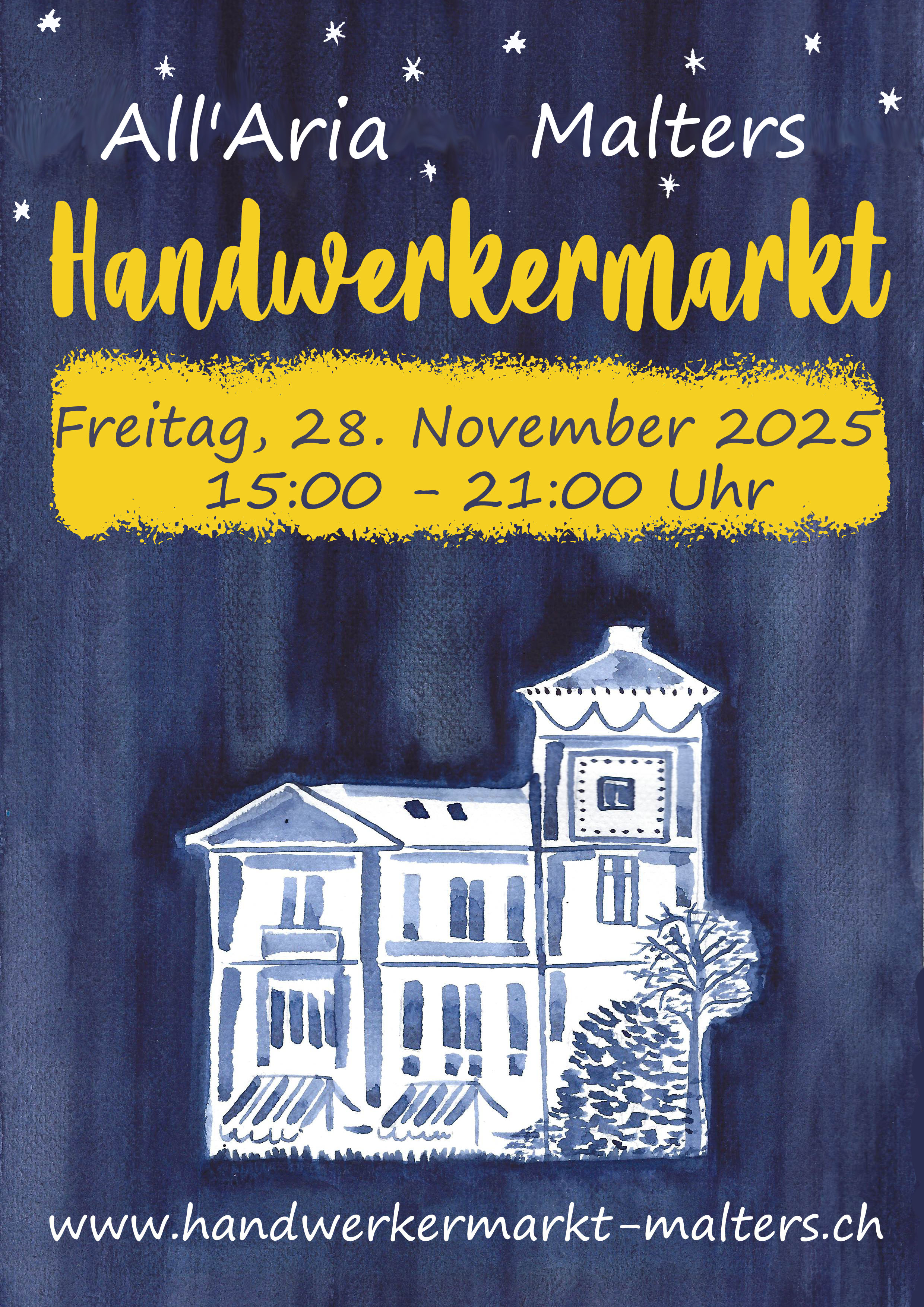 Flyer Handwerkermarkt Malters 2023